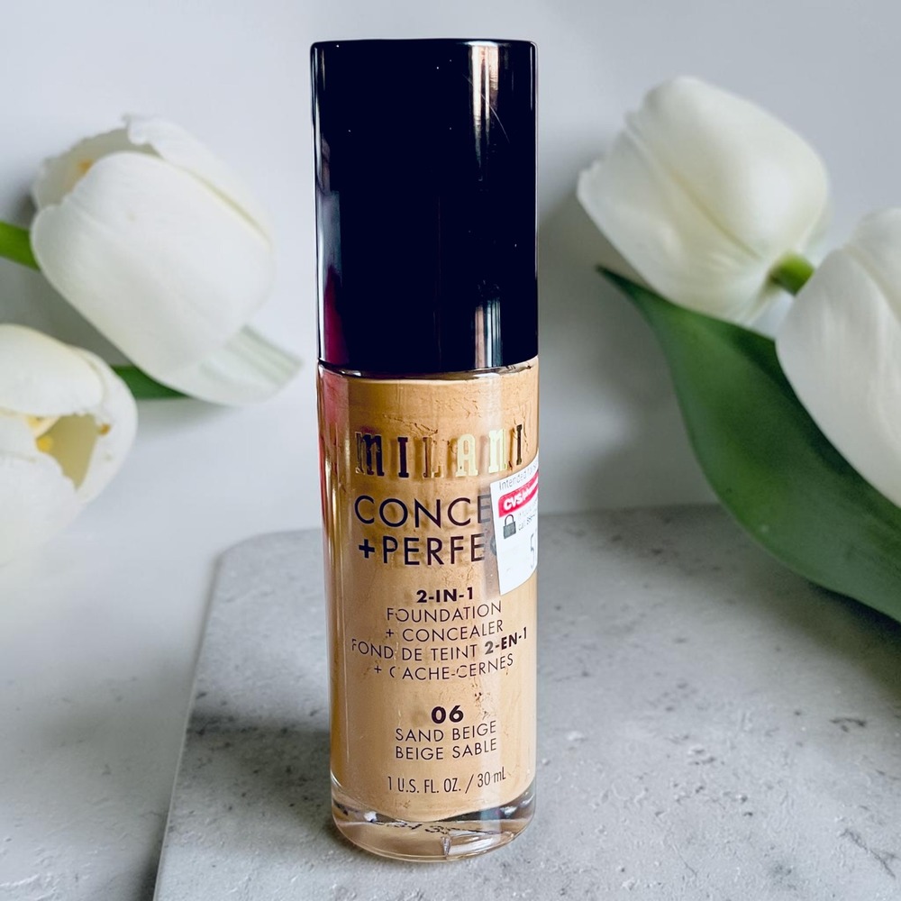 Milani Conceal + Perfect 2-In-1 Foundation + Concealer 1oz 06 Sand Beige